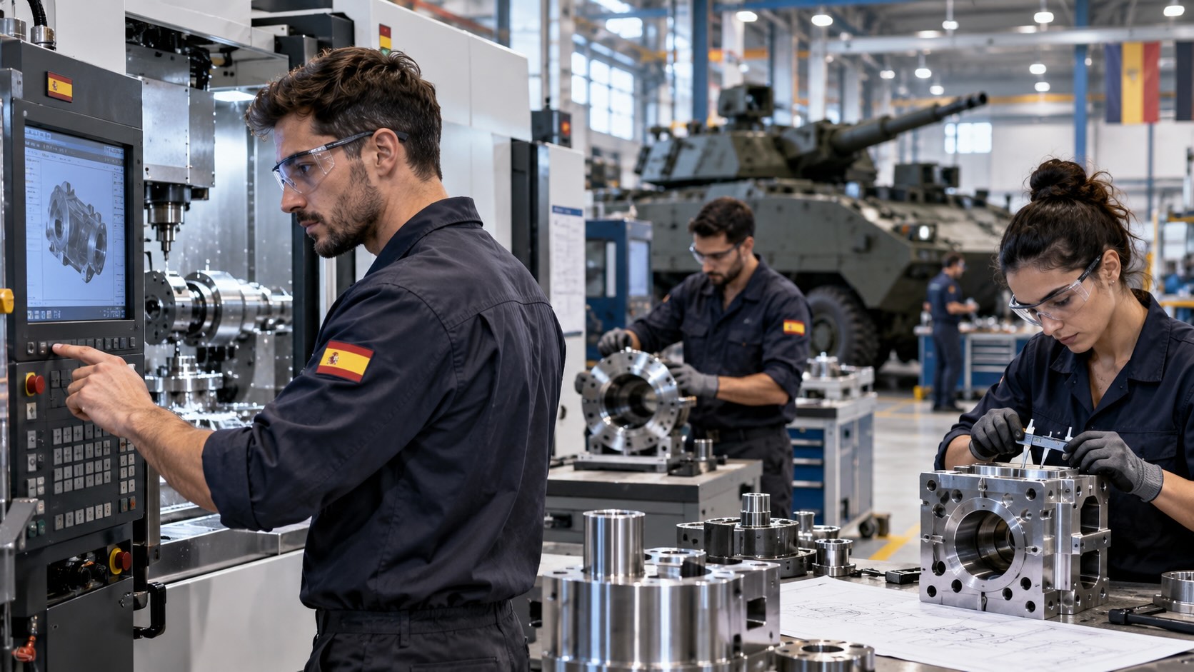 Mehr über den Artikel erfahren CNC-Fachkräfte aus Spanien