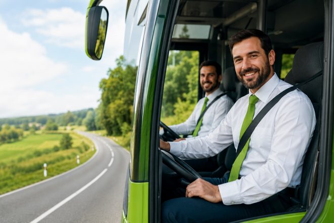 Vermittlung von spanischen Busfahrern